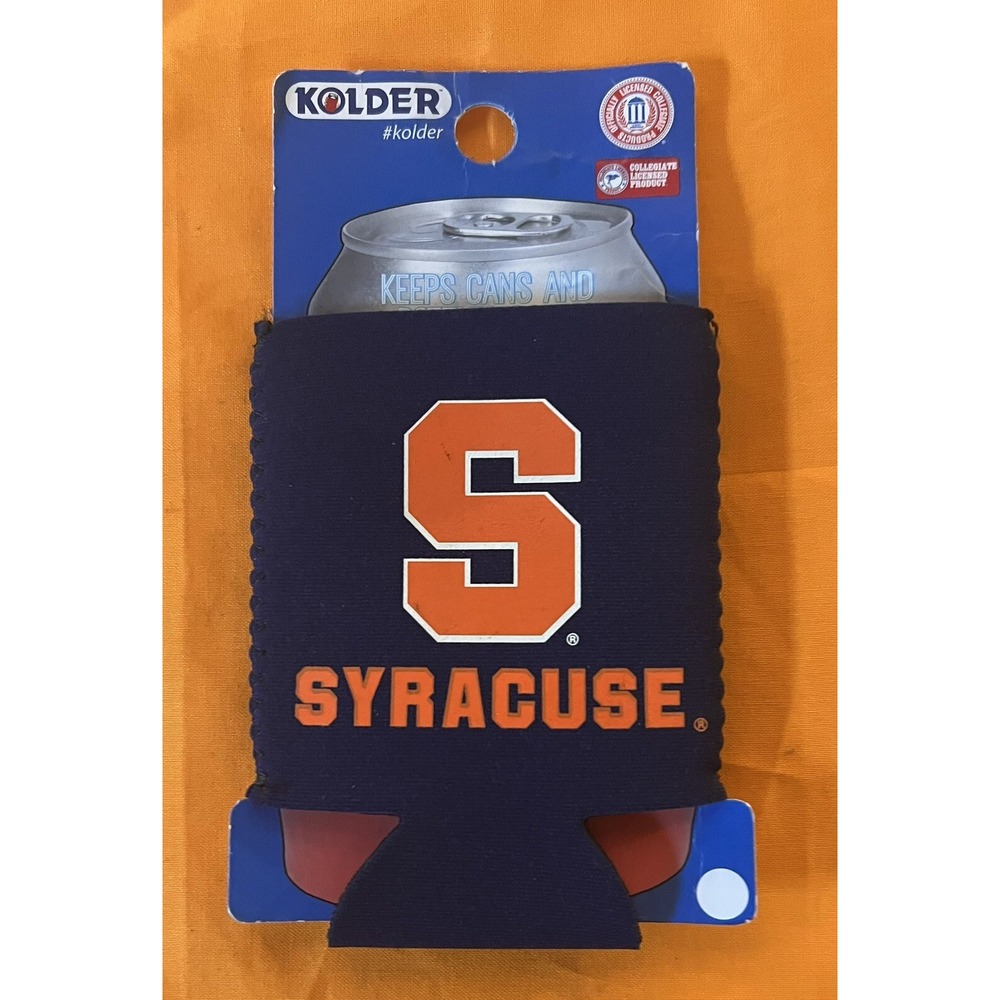 NCAA Syracuse‎ University BEER CUP CAN holder COOLIE KOOZIE Tailgate Party